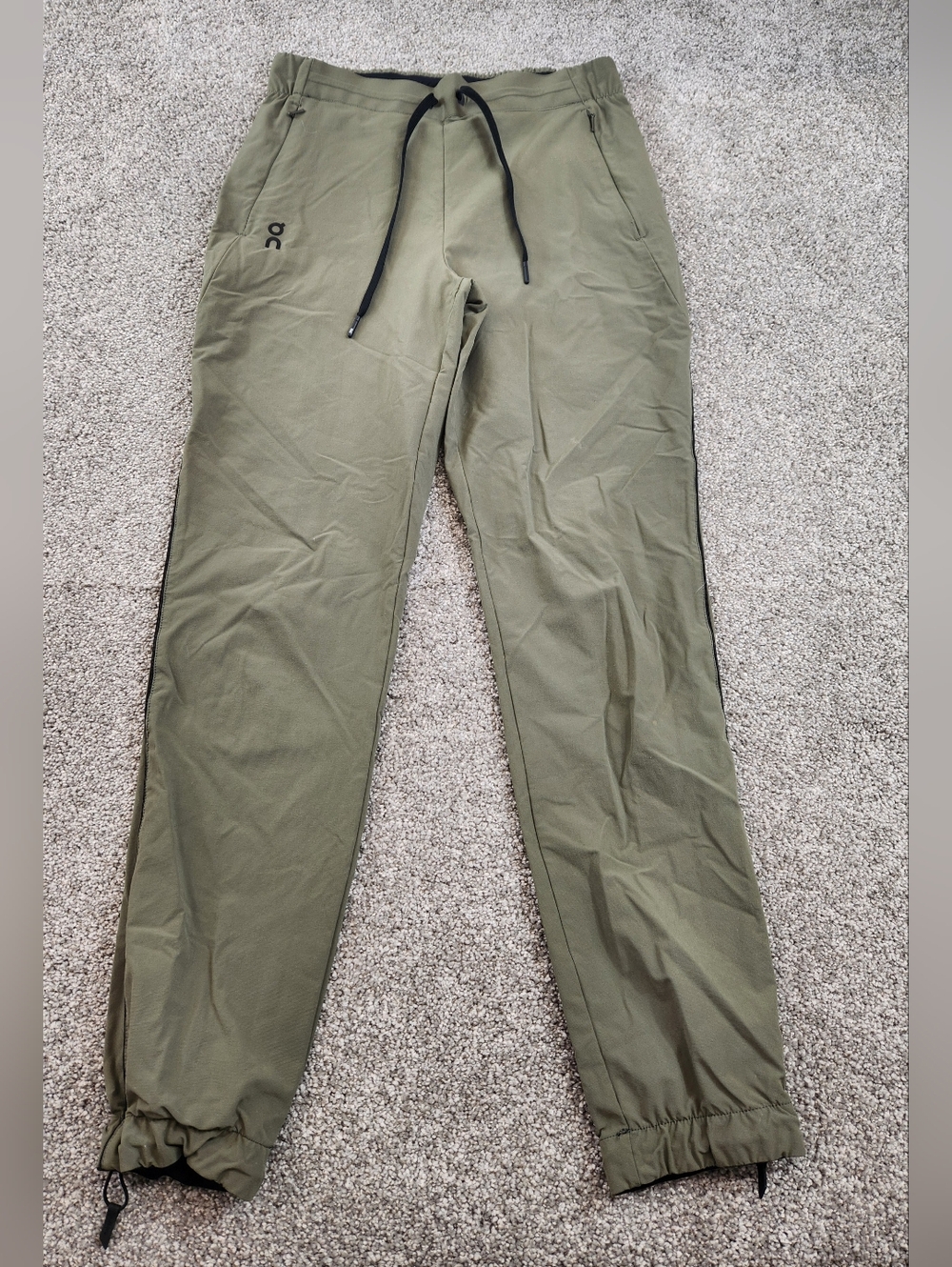 On Cloud Running Active Pants Womens Size XS GREEN Jogger Running Training